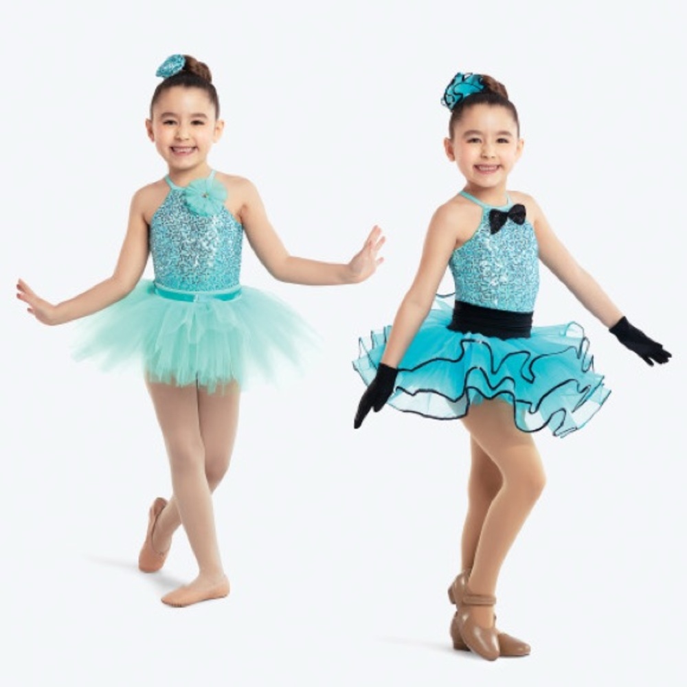 Revolution Dancewear Fly Me To The Moon Ballet Tap Costume Size SC